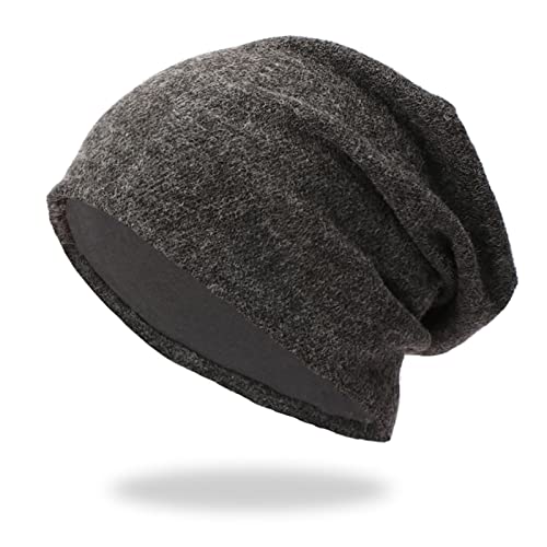 Cheypiwa Beanie Mütze Herren Damen Weich Warme Herbst Wintermütze Unisex Slouch Strickmütze von Cheypiwa