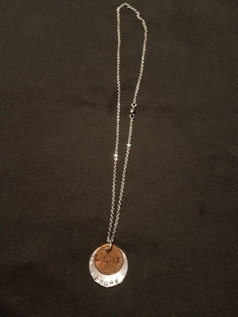 Glück Penny-Halskette Glück Penny-Halskette von CheysLovingTreasures