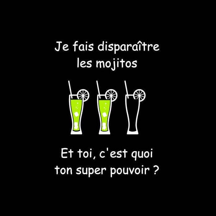 Lustiges T-Shirt Für Erwachsene „Ich Lasse Die Mojitos Verschwinden" von ChezKana31