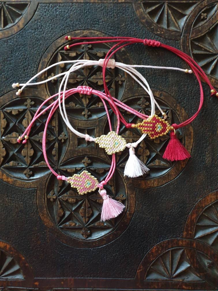 Armband Bracelet Hamsa Hand Fatima von ChhotaMoti