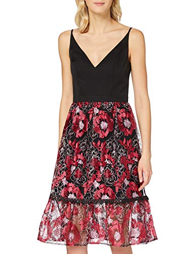 Chi Chi London Damen Chi Milya Dress Kleid, Schwarz, 40 EU (Herstellergröße: 12) von Chi Chi London