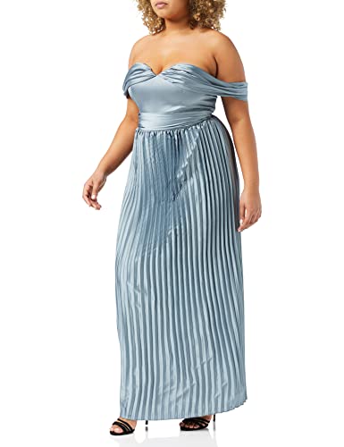 Chi Chi London Damen Kleid Cocktailkleid, Sea Foam, 32 von Chi Chi London