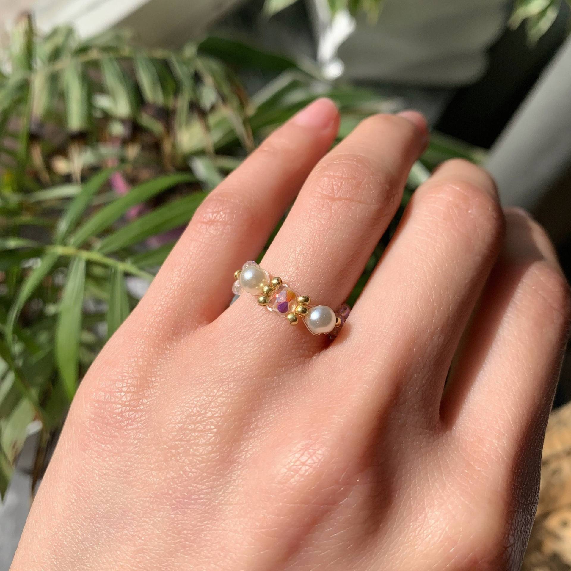 2 in 1 Flower Ring von ChiJewelryOnlineShop