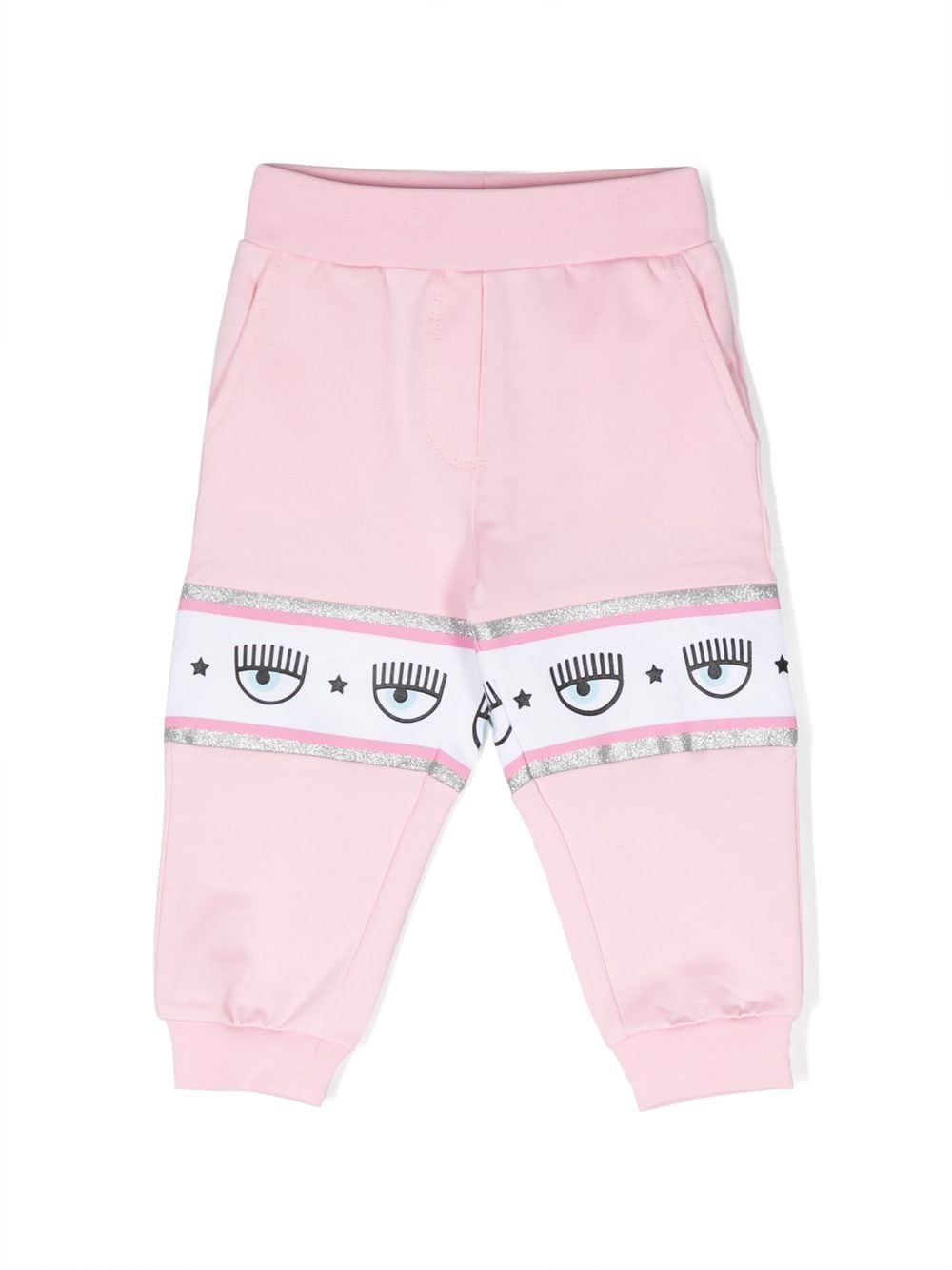 Chiara Ferragni Kids Eyelike Jogginghose - Rosa von Chiara Ferragni Kids