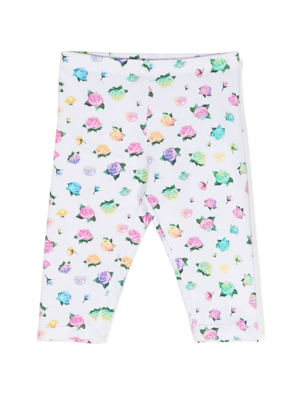 Chiara Ferragni Kids Leggings mit Blumen-Print - Weiß von Chiara Ferragni Kids