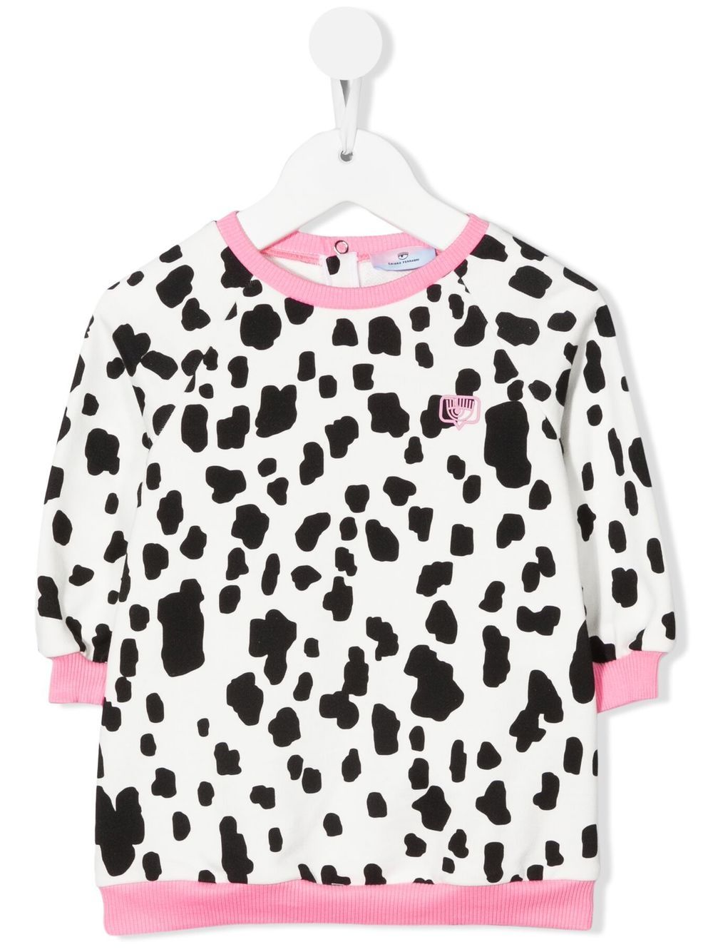 Chiara Ferragni Kids Pulloverkleid mit Animal-Print - Weiß von Chiara Ferragni Kids