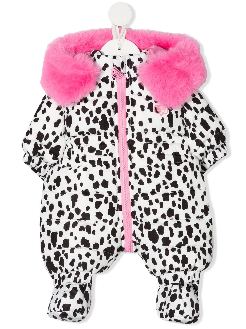 Chiara Ferragni Kids Strampelanzug mit Animal-Print - Weiß von Chiara Ferragni Kids