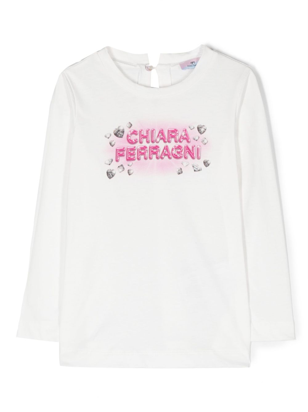 Chiara Ferragni Kids Sweatshirt mit Logo-Print - Weiß von Chiara Ferragni Kids