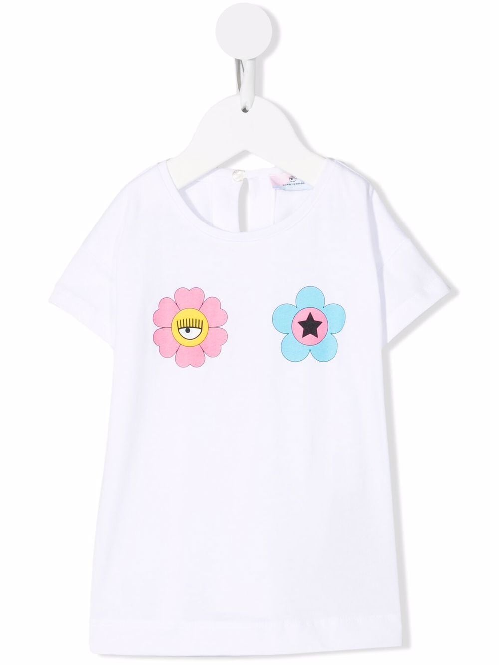 Chiara Ferragni Kids T-Shirt mit Blumen-Print - Weiß von Chiara Ferragni Kids