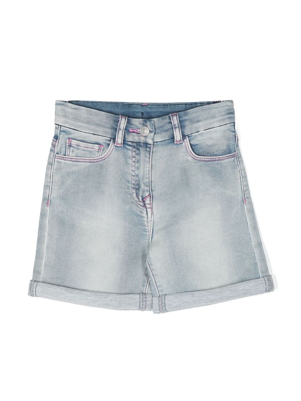 Chiara Ferragni Kids Jeans-Shorts mit Logo-Stickerei - Blau von Chiara Ferragni Kids