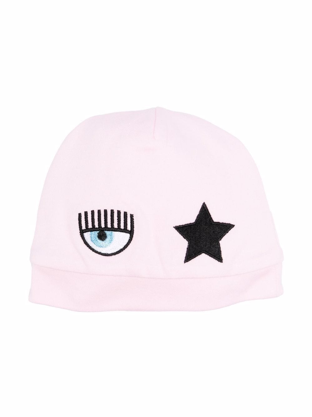 Chiara Ferragni Kids Beanie mit Logo - Rosa von Chiara Ferragni Kids