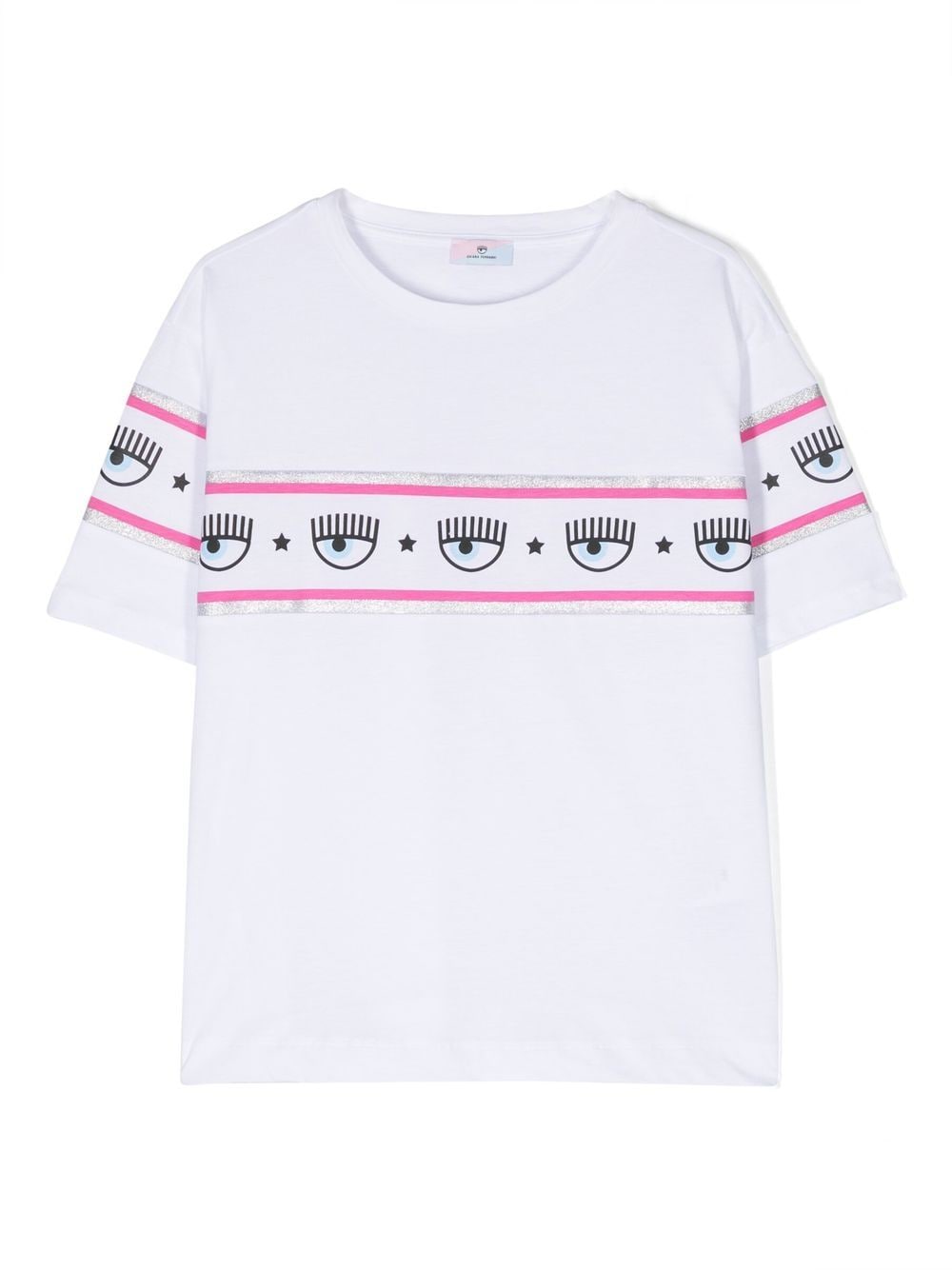 Chiara Ferragni Kids T-Shirt mit Logo-Print - Weiß von Chiara Ferragni Kids