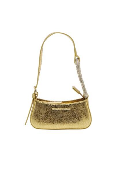 Chiara Ferragni - Chiara Ferragni Mini Glamour Schultertasche, Gold von Chiara Ferragni