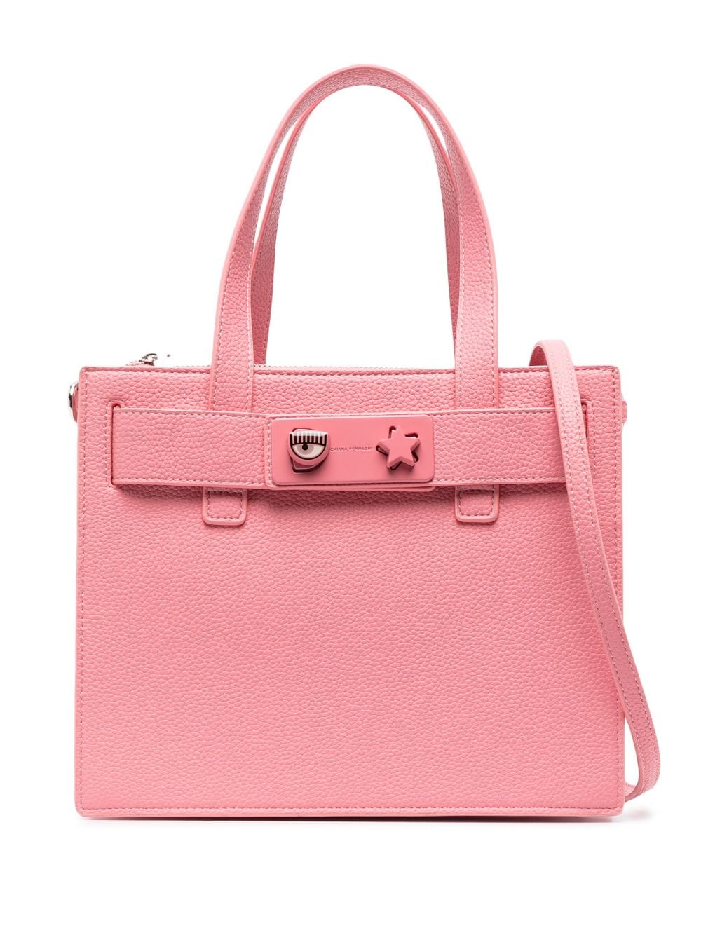 Chiara Ferragni Eye Star Lock Handtasche - Rosa von Chiara Ferragni