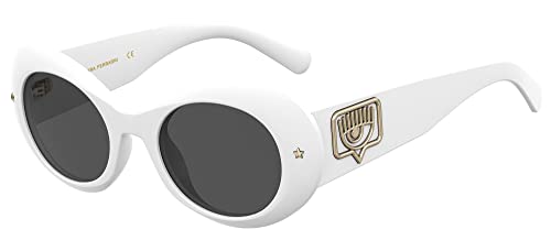 Chiara Ferragni Unisex Cf 7004/s Sunglasses, VK6/IR White, 48 von Chiara Ferragni