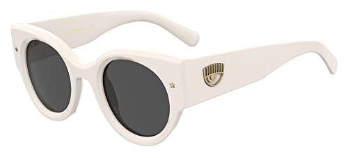 Chiara Ferragni Unisex Cf 7024/s Sunglasses, VK6/IR White, 47 von Chiara Ferragni