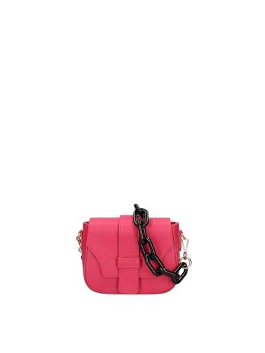Chiara Ferretti Schultertasche für Damen aus echtem Leder Made in Italy 22 x 18 x 7 cm CF22628223FBG-PARENT, fuchsia von Chiara Ferretti