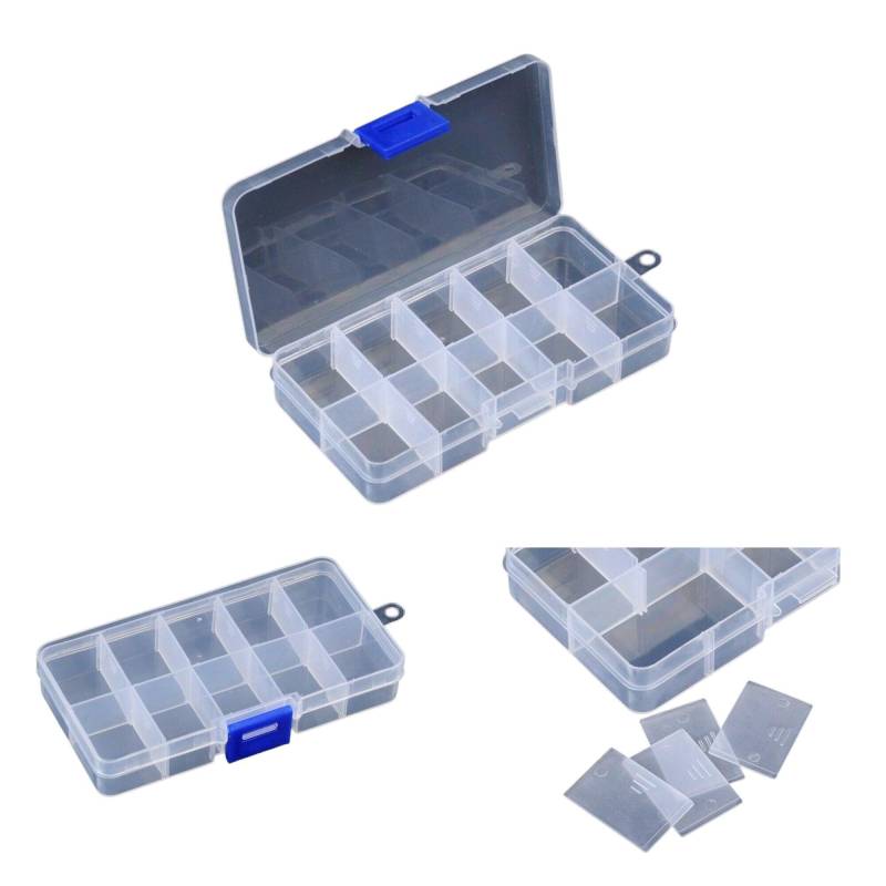 1 Sortierbox 10 Fächer Fächerbox Perlenbox Sortimentskasten Box Sortierkiste Schmuck Basteln - 4075 von ChiarasEngelshop
