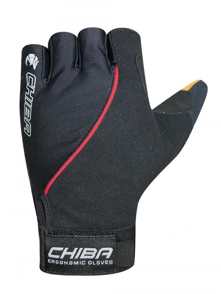 Chiba Fahrradhandschuhe CHIBA Argon III - Fahrradhandschuhe schwarz M mit Gel-Polsterung für R von Chiba