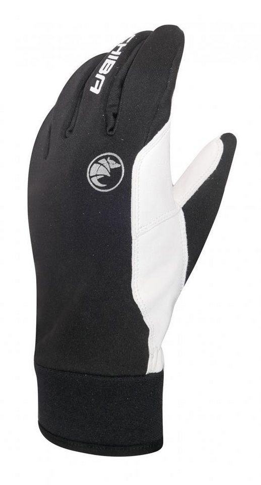 Chiba Fahrradhandschuhe CHIBA Bernina - Radhandschuhe sz/weiß, winddicht & atmungsaktiv, Größe von Chiba