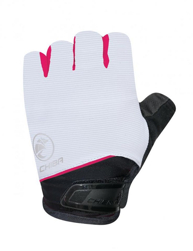 Chiba Fahrradhandschuhe CHIBA BioXCell Lady - Radhandschuhe Damen, weiß, Größe L, mit Gelpolst von Chiba