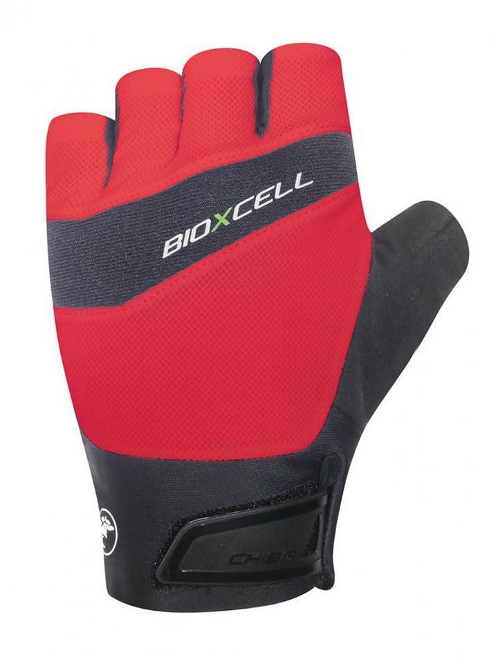 Chiba Fahrradhandschuhe CHIBA BioXCell Pro - Radhandschuhe kurz, rot, 3XL, Gelpolster & BioXCe von Chiba