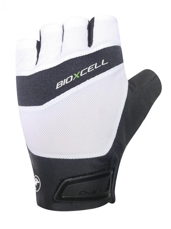 Chiba Fahrradhandschuhe CHIBA BioXCell Pro - Radhandschuhe weiß 3XL, ergonomische Gelpolster von Chiba