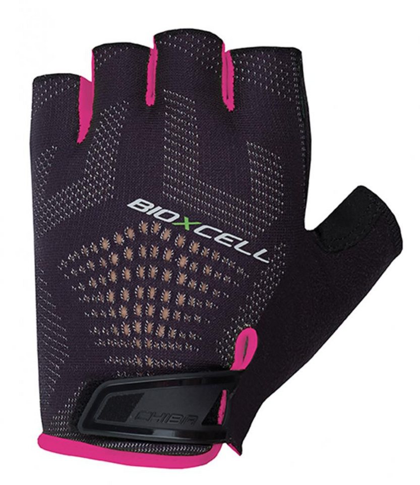 Chiba Fahrradhandschuhe CHIBA BioXCell Super Fly - Radhandschuhe L schwarz/pink mit 2-stufiger von Chiba