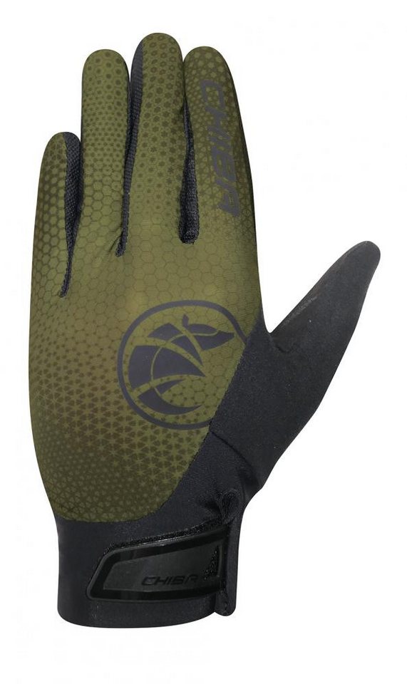Chiba Fahrradhandschuhe CHIBA BioXCell Touring - Radhandschuhe M olive mit Gelpolster & Touchf von Chiba