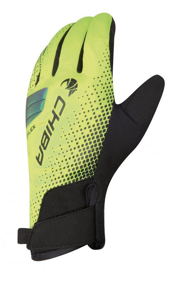 Chiba Fahrradhandschuhe CHIBA BioXCell Warm Winter - wasserdichte Winter-Radhandschuhe neongel von Chiba