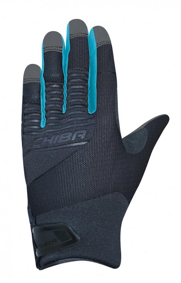 Chiba Fahrradhandschuhe CHIBA Blade - Radhandschuhe kurz, schwarz/türkis, S, atmungsaktiv, Tou von Chiba
