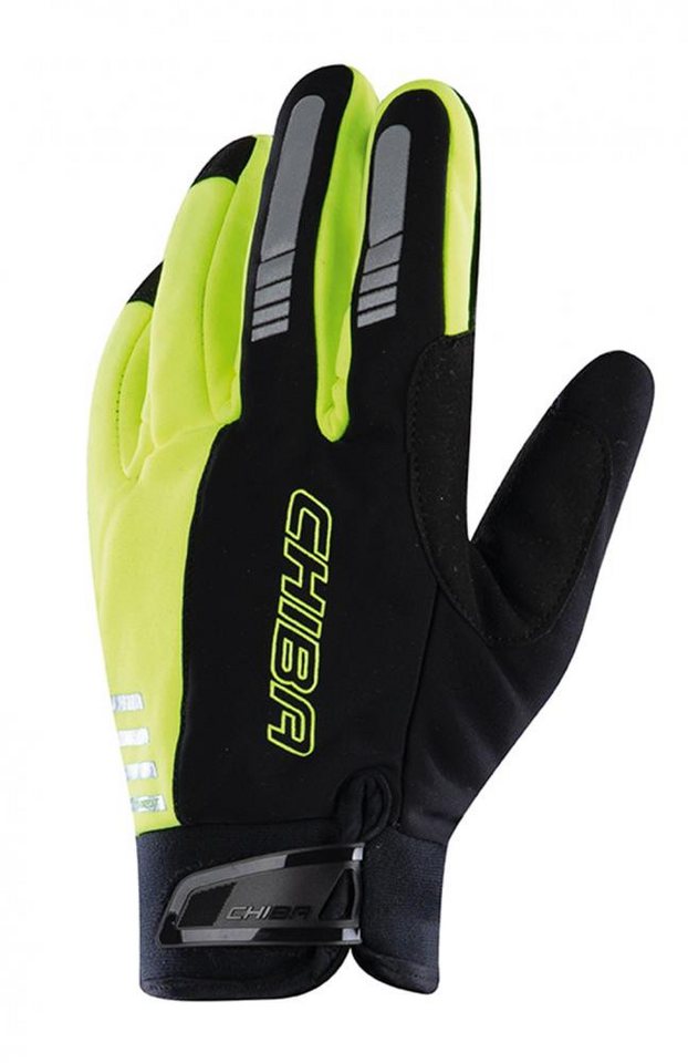 Chiba Fahrradhandschuhe CHIBA Competition Plus - Radhandschuhe neongelb, winddicht & atmungsak von Chiba