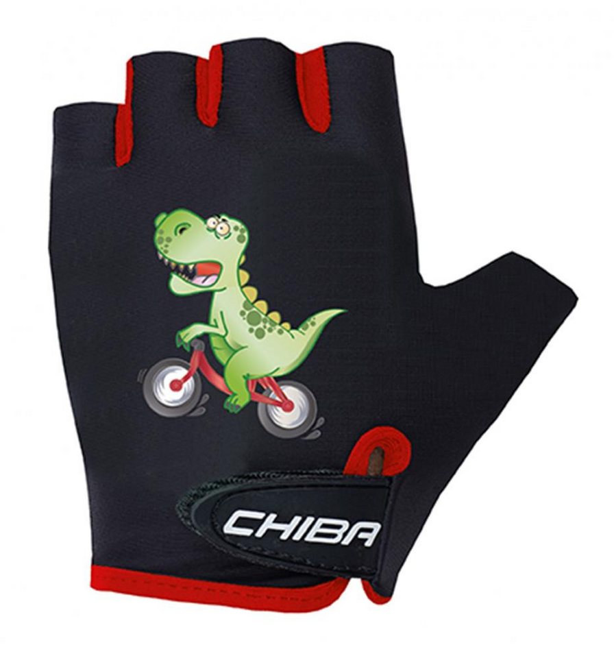 Chiba Fahrradhandschuhe CHIBA Cool Kids - Kinder Radhandschuhe XS Dinosaurie, atmungsaktiv & g von Chiba