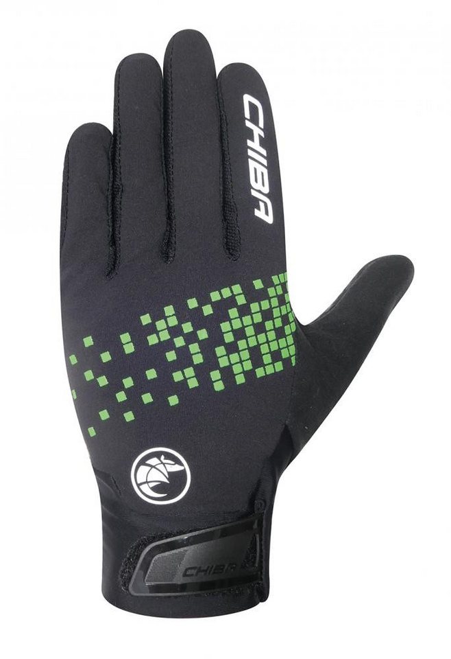 Chiba Fahrradhandschuhe CHIBA Downhill Youth - Radhandschuhe XS/S schwarz/grün, atmungsaktiv von Chiba