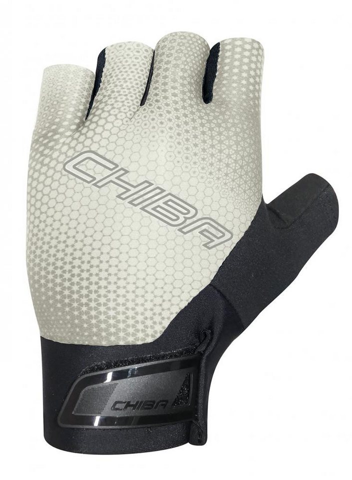 Chiba Fahrradhandschuhe CHIBA Ergo Superlight - Radhandschuhe weiß, Größe M, gepolstert, atmun von Chiba