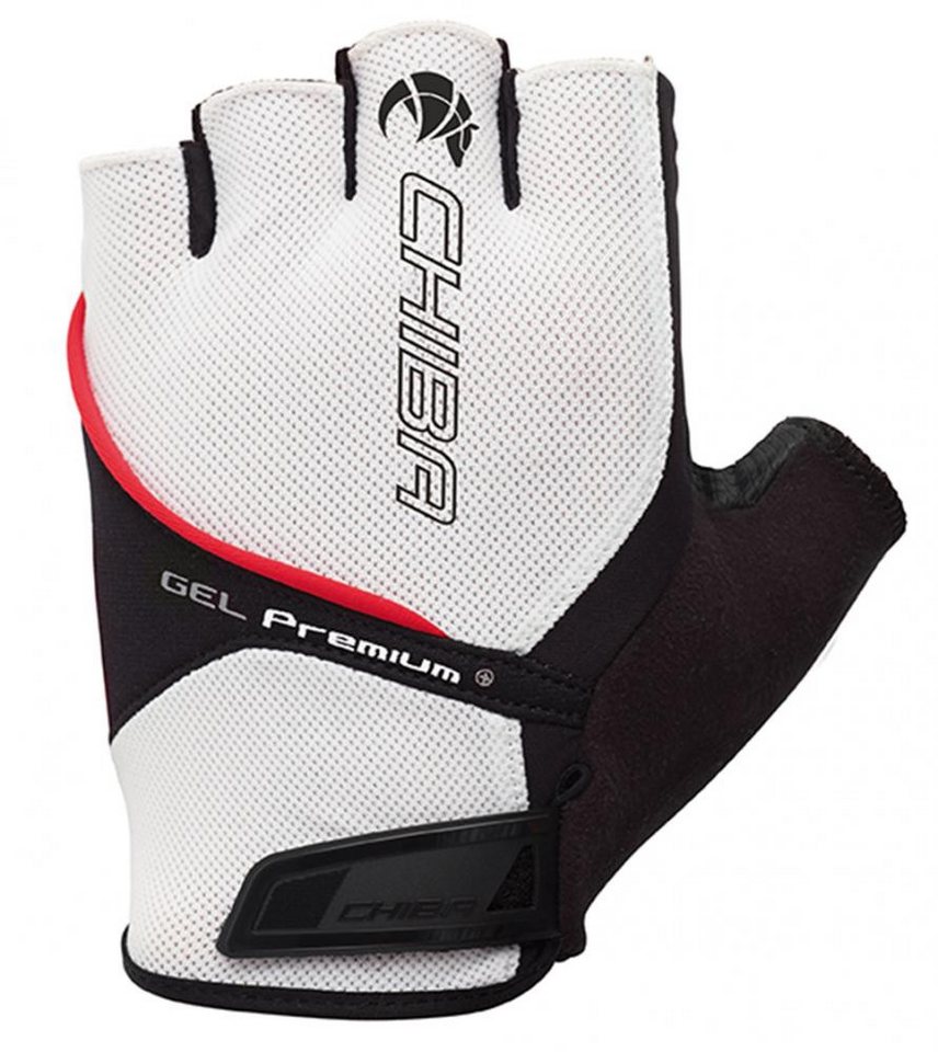 Chiba Fahrradhandschuhe CHIBA Gel Premium - Radhandschuhe kurz, weiß, 3XL von Chiba