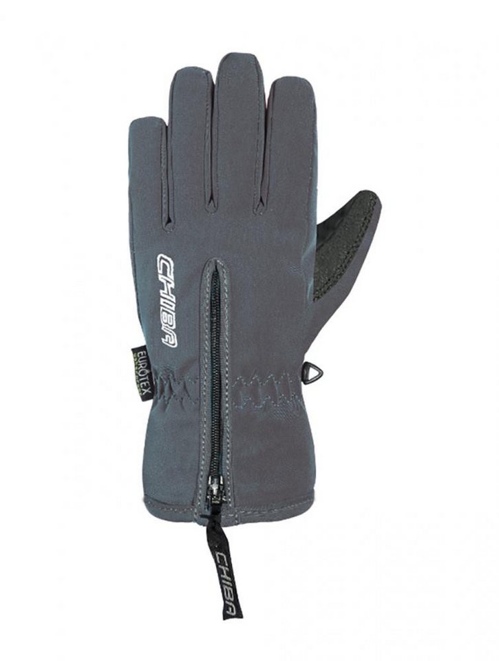 Chiba Fahrradhandschuhe CHIBA Kids Basic Finger - Kinder-Fahrradhandschuhe dunkelgrau, Größe V von Chiba