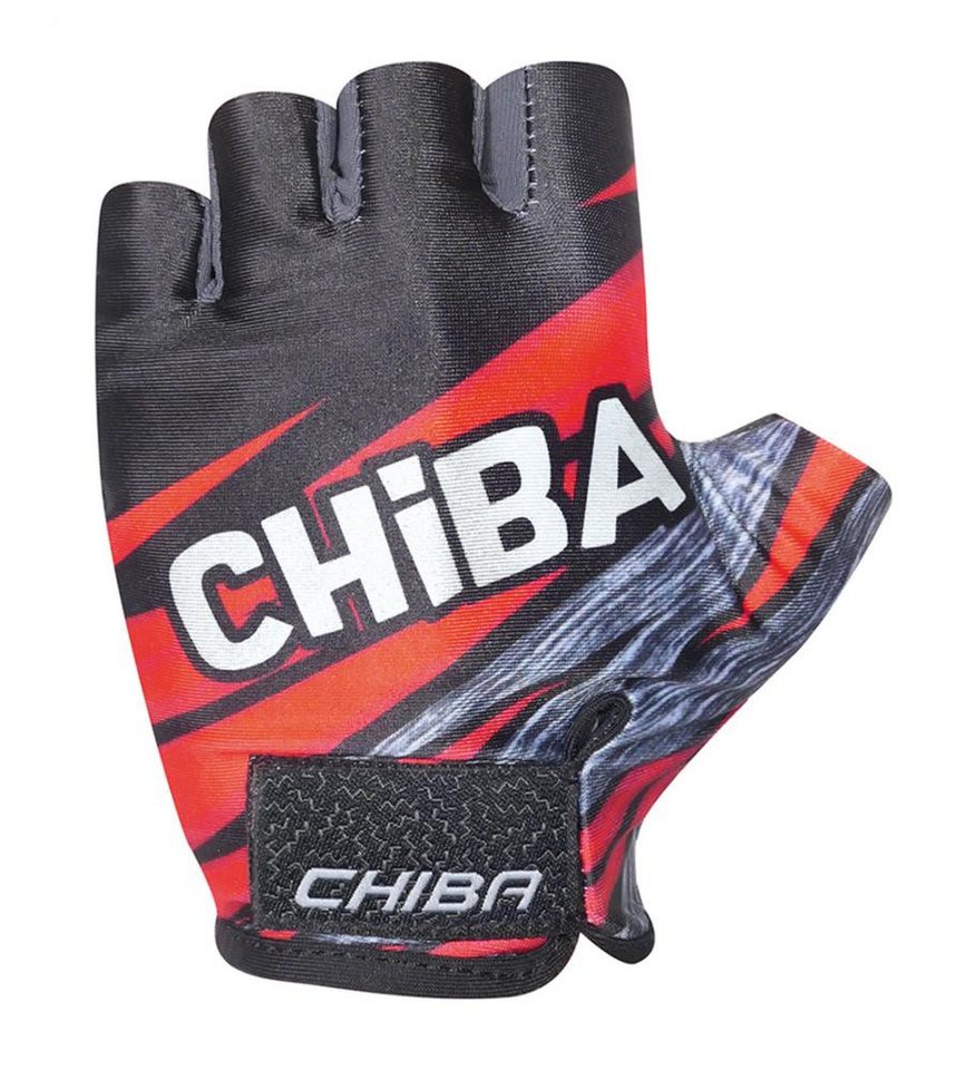 Chiba Fahrradhandschuhe CHIBA Kids - Kinder Radhandschuhe XS rot, atmungsaktiv mit Griptec-Inn von Chiba
