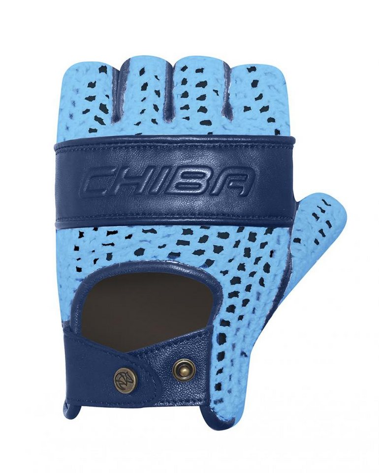 Chiba Fahrradhandschuhe CHIBA Pure Nature - Fahrradhandschuhe XS türkis/marine, Retro, Naturma von Chiba