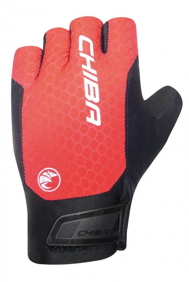 Chiba Fahrradhandschuhe CHIBA Pure Race II - Radhandschuhe, kurz, M, rot, atmungsaktiv, leicht von Chiba