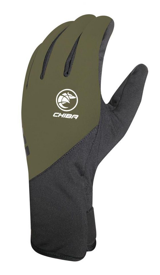 Chiba Fahrradhandschuhe CHIBA Softshell Light - Radhandschuhe XL olive, winddicht & atmungsakt von Chiba
