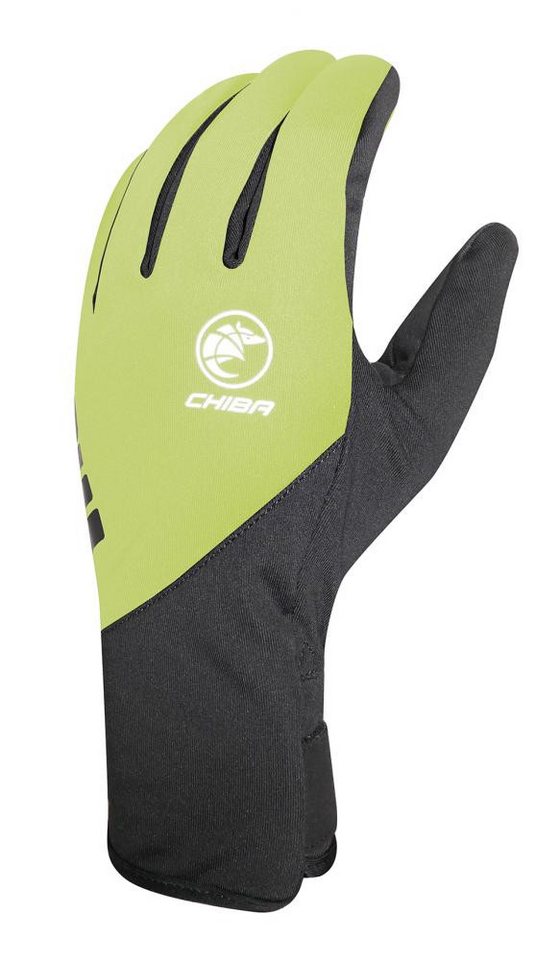 Chiba Fahrradhandschuhe CHIBA Softshell Light - Radhandschuhe neongelb, winddicht & atmungsakt von Chiba