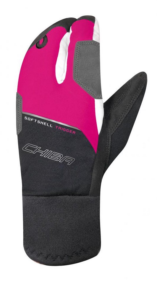Chiba Fahrradhandschuhe CHIBA Softshell Trigger - Radhandschuhe Lobster-Style, winddicht, Größ von Chiba