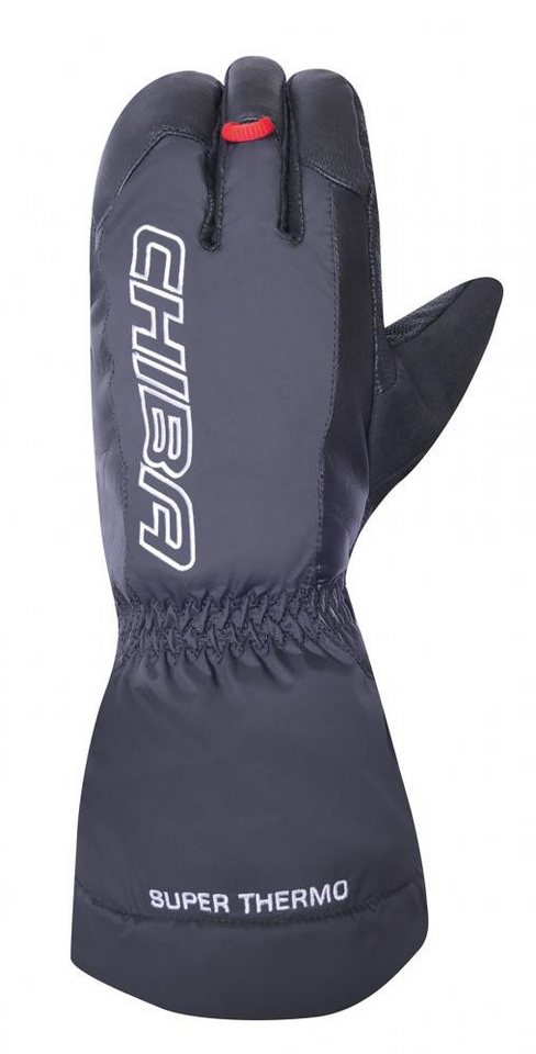 Chiba Fahrradhandschuhe CHIBA Super Thermo - winddichte Lobster-Radhandschuhe mit Primaloft & von Chiba