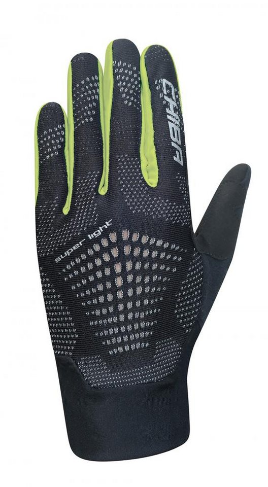 Chiba Fahrradhandschuhe CHIBA Superlight - Radhandschuhe XXL schwarz/neongelb, leicht & atmung von Chiba