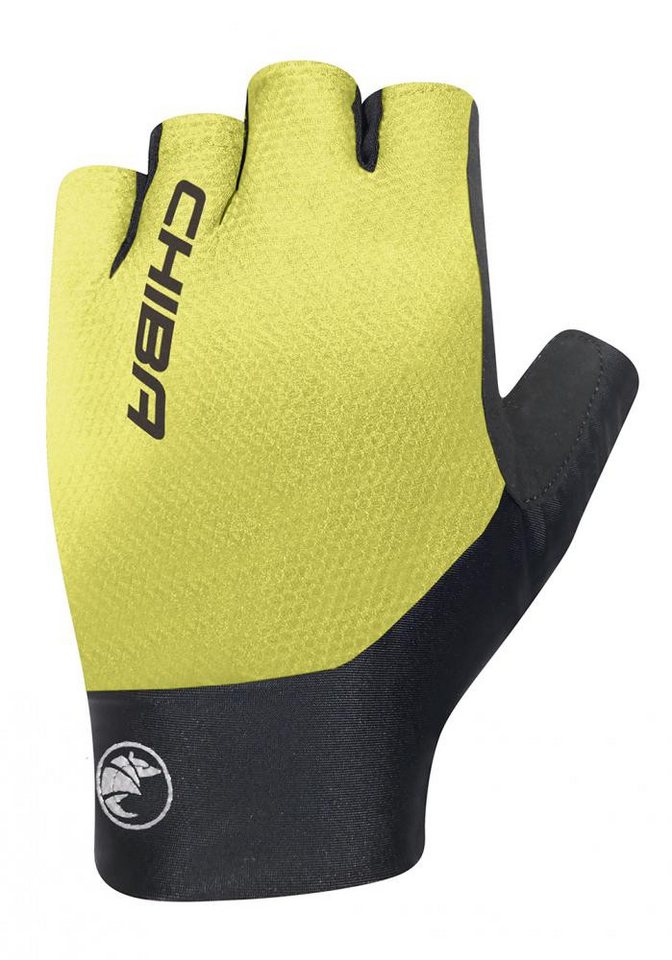 Chiba Fahrradhandschuhe CHIBA Team Glove Pro - Radhandschuhe neongelb, XL, atmungsaktiv, leich von Chiba