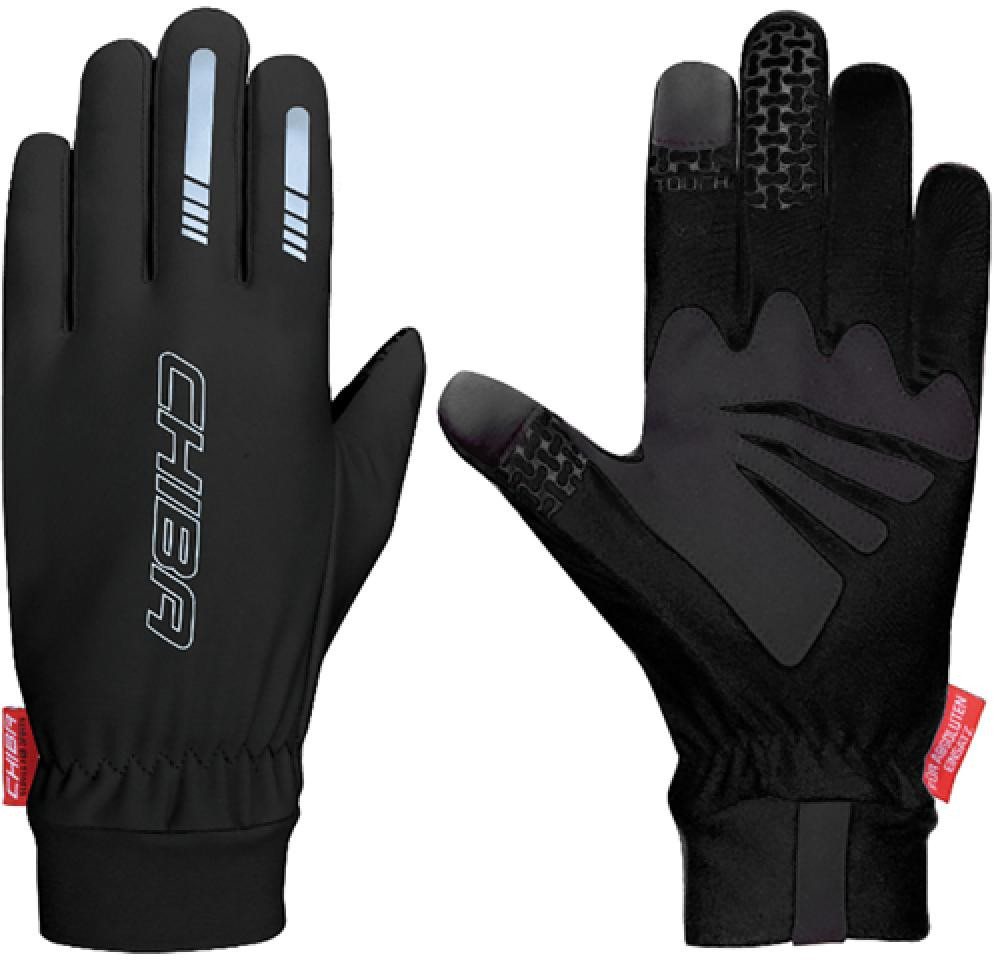 Chiba Fahrradhandschuhe CHIBA Thermofleece - Radhandschuhe schwarz XXL mit Touchfunktion und T von Chiba