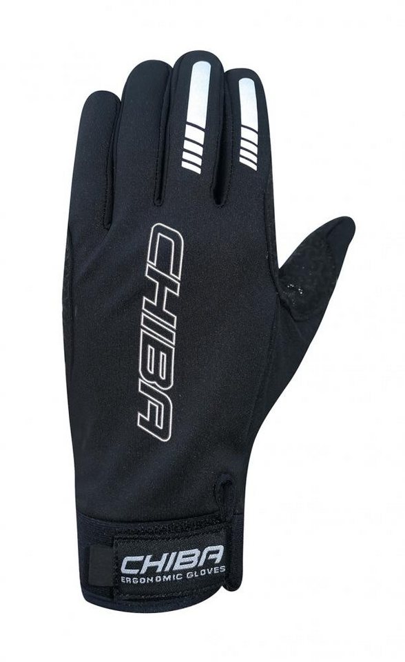 Chiba Fahrradhandschuhe CHIBA Windstopper - Radhandschuhe XL schwarz, winddicht & atmungsaktiv von Chiba