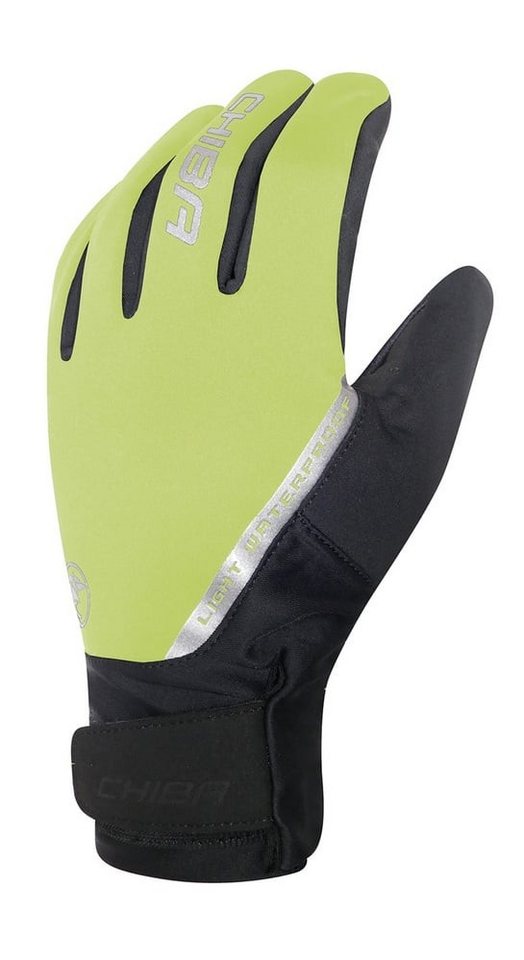 Chiba Fahrradhandschuhe Softshell Waterproof neongelb - 1 Paar von Chiba