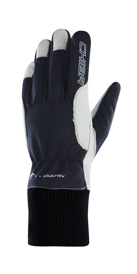 Chiba Multisporthandschuhe Winterhandschuhe Nordic Plus (Puller-Anziehhilfe) dunkelgrau/schwarz von Chiba